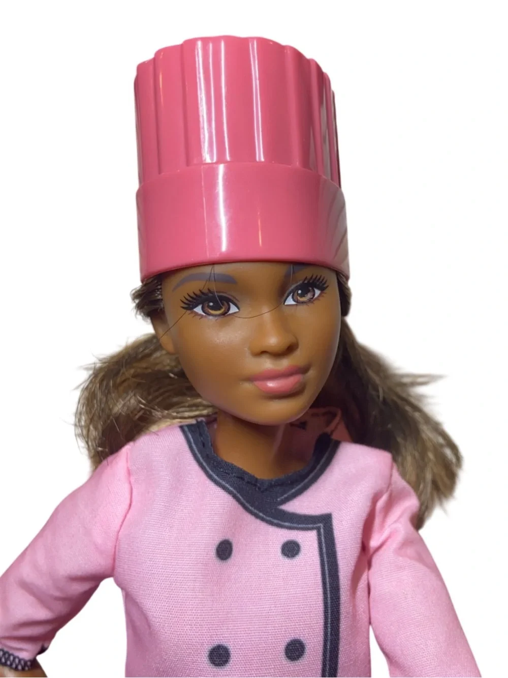 BARBIE CUPCAKE CHEF DOLL 2016 Mattel DVF54 African American Full Outfit Cupcake